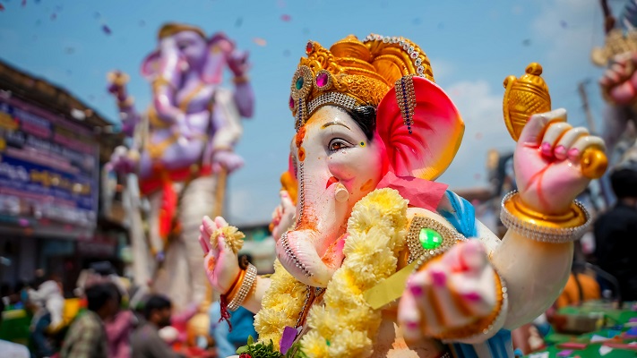 Ganesh chaturthi festival celebration