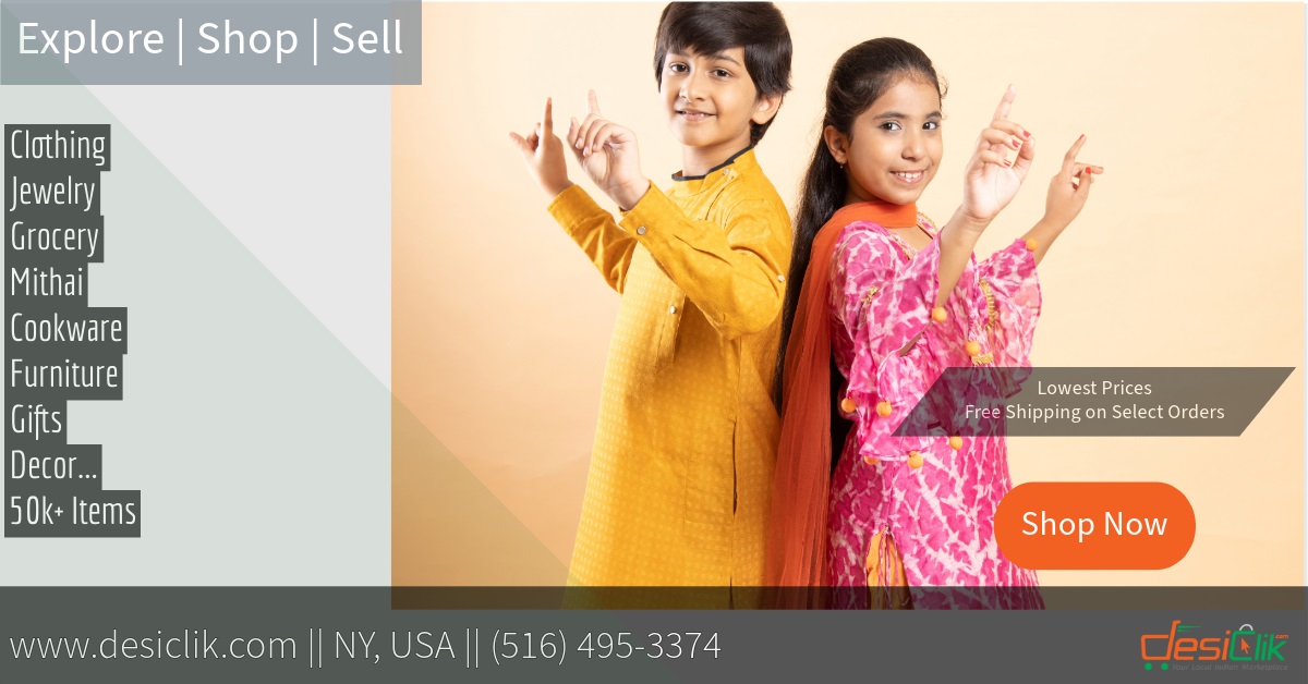 Traditional Indian kids dresses