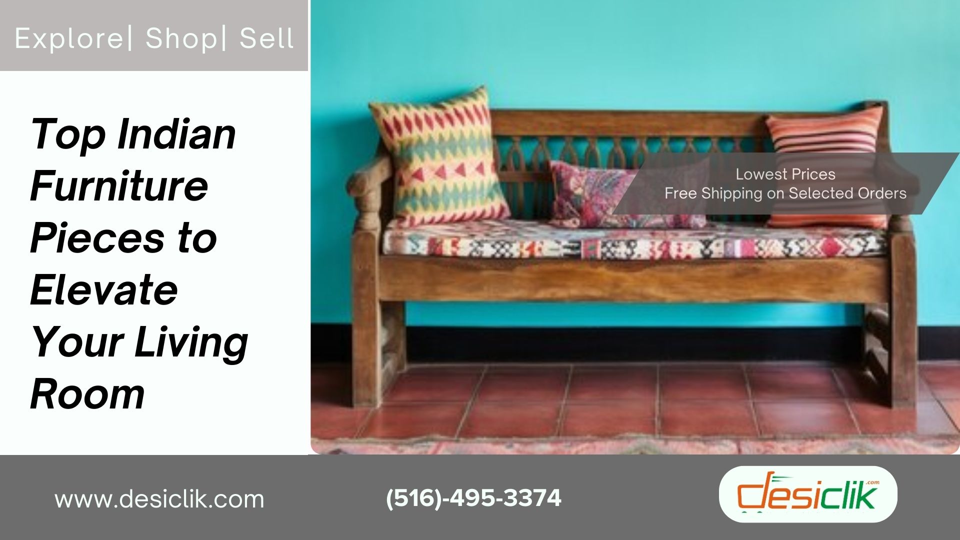 Top Indian Furniture Pieces to Elevate Your Living Room