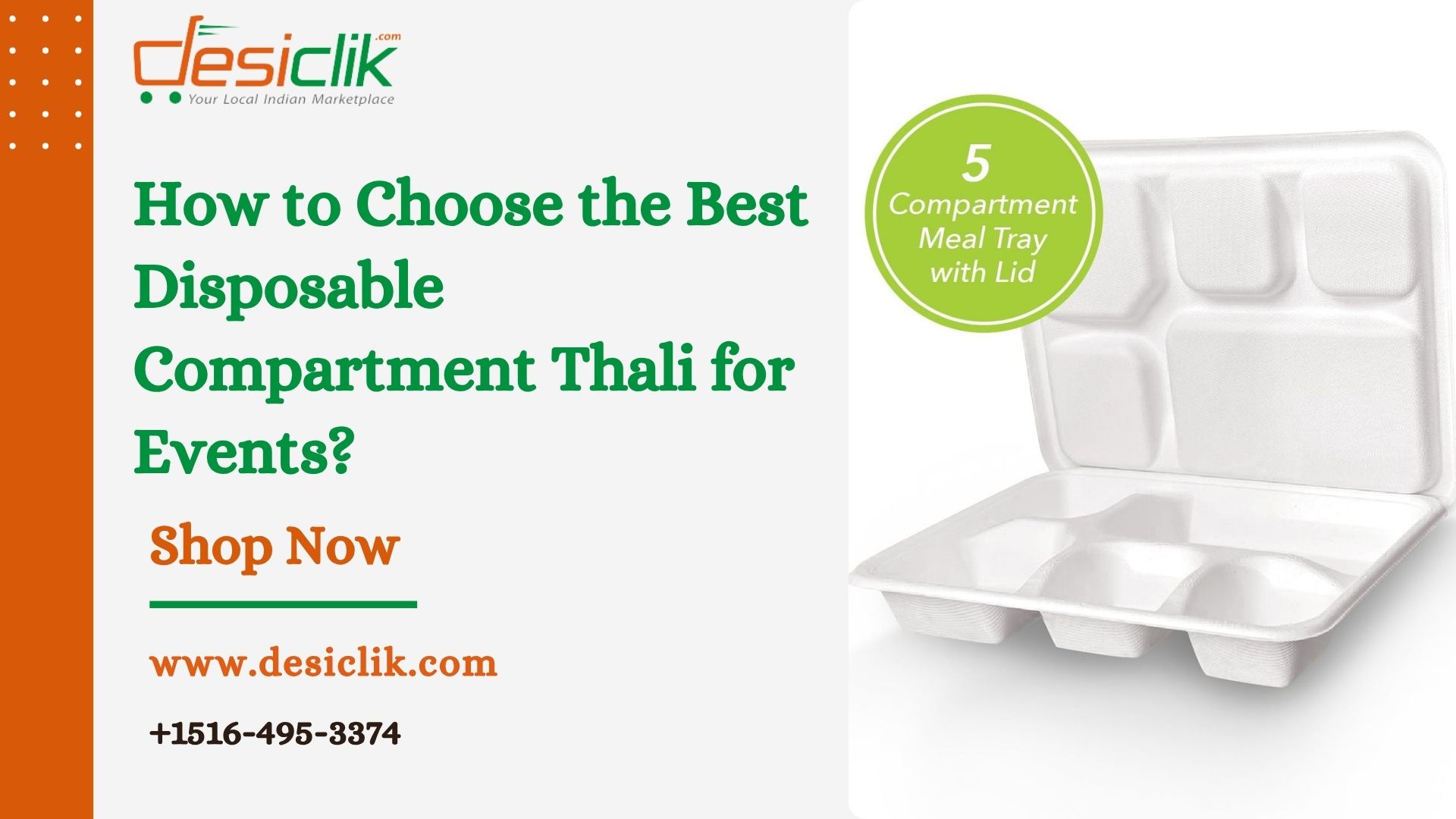 disposable compartment thali