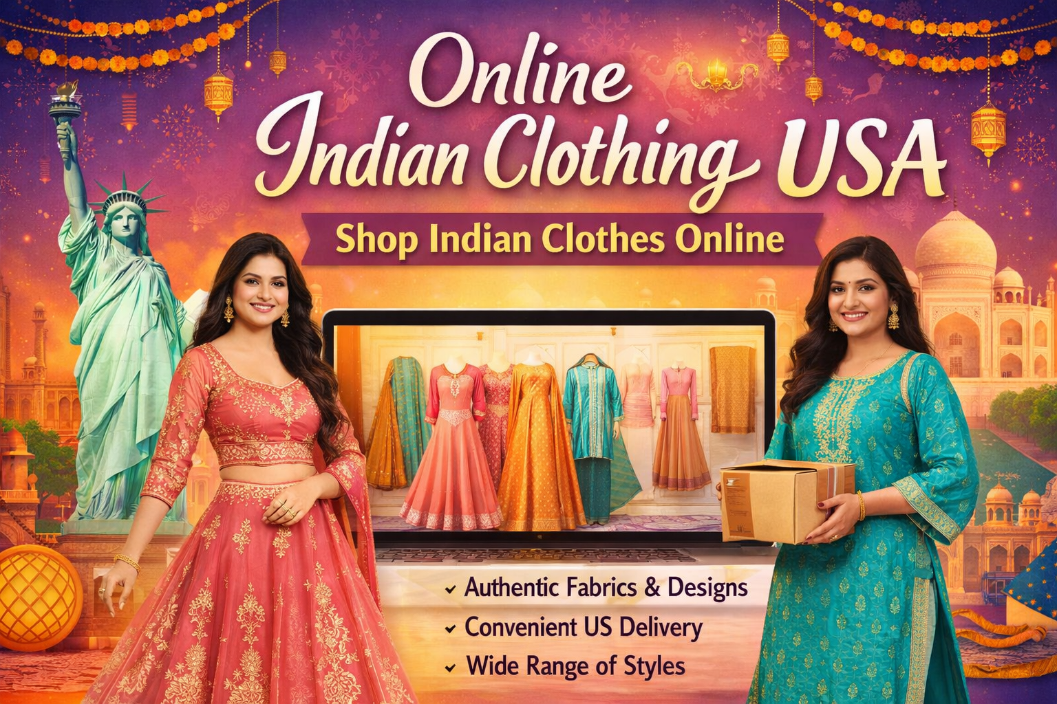 Online Indian Clothing Store USA � Shop Indian Clothes Online