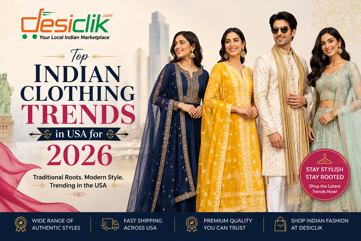 Top Indian Clothing Trends in USA for 2026