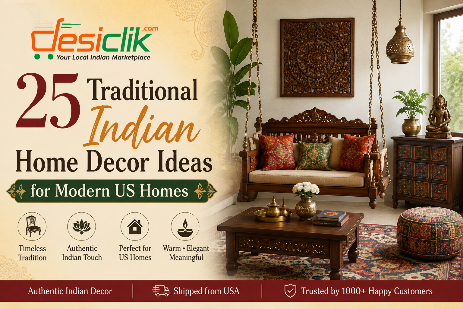 Indian Home Decor in USA | 25 Decor Ideas Indian Home Decor in USA | 25 Decor Ideas