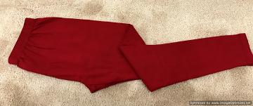 Red bandhani print kurti leggings