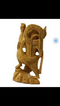 Wooden Hanuman ji statue