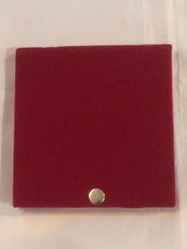 Velvet box for silver coins