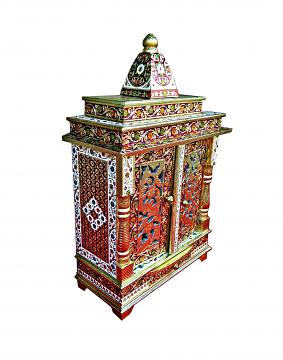 Traditional design hindu mandir for home