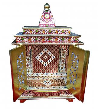 Meenakari Altar with doors