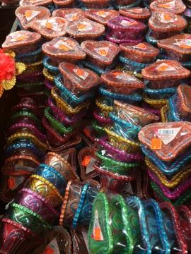 Decorative Clay Diyas for Diwali