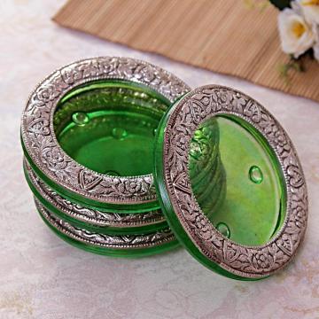 Traditional Indian Design Coasters Gift Set