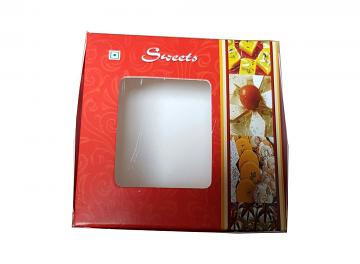 Empty mithai boxes
