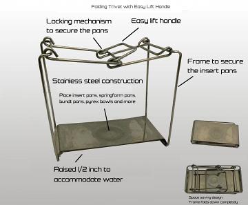 Stainless Steel Trivet for Instant Pot Pressure Cooker