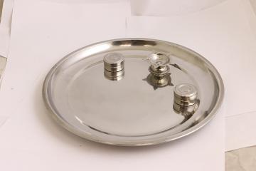 Stainless Steel Puja Thali Gift Set Stainless Steel Puja Thali Gift Set