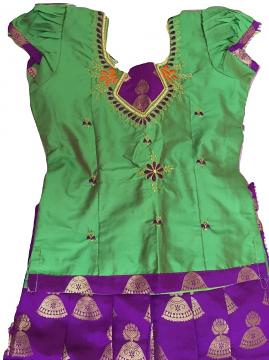 pattu parikini blouse models