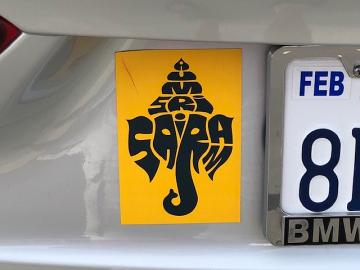 Ganesha Car Magnet Decor
