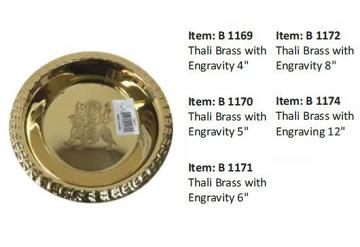 Brass Pooja Thali Plate