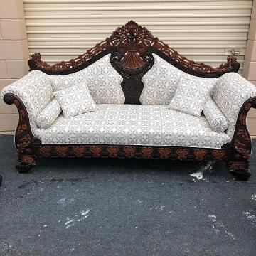 Carved Wooden Sofa Set