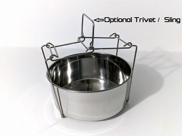 Trivet / Sling with Handle with Deep Pan for IP