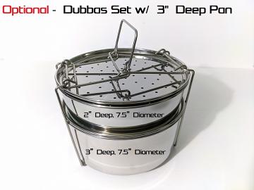 Dubbas - Stainless Steel Stacking Pans for Instant Pot