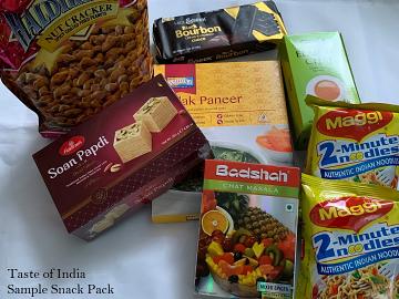 Taste of India - Sample Snack Pack