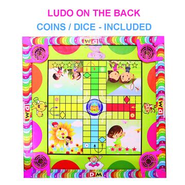 Kids Carrom Ludo Set