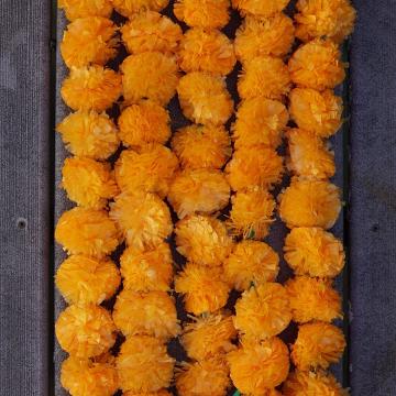 indian artificial yellow marigold garlands indian artificial yellow marigold garlands