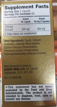 Dabur Shilajit capsules