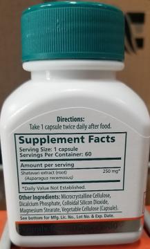 Shatavari Female Wellness Capsules Shatavari Female Wellness Capsules