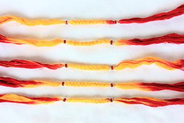 Simple Thread rakhis