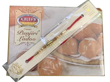 Rakhi & ladoo gift pack