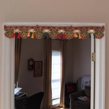 embroidered Diwali door toran