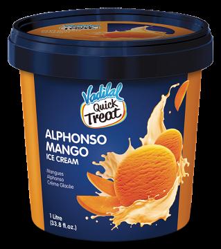 Vadilal Alphonso Mango Ice cream 1 ltr