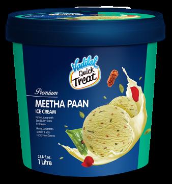 Vadilal Meetha Paan Ice Cream 1 ltr