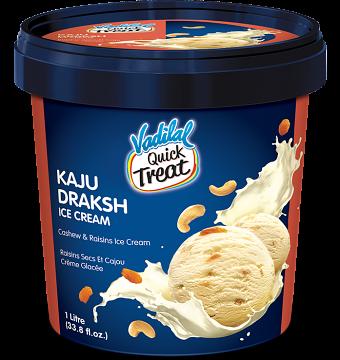 Vadilal Kaju Draksh Ice Cream 1 ltr