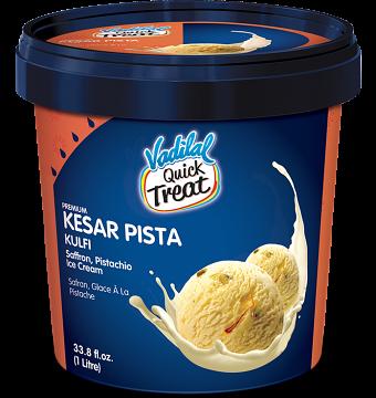 Vadilal Kesar Pista Kulfi Ice Cream 1 ltr