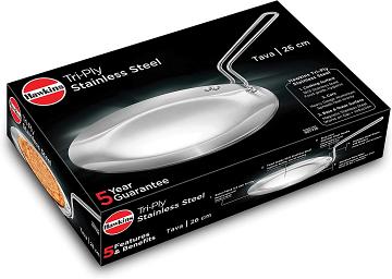 Hawkins SSTV26 Stainless Steel Tawa Hawkins SSTV26 Stainless Steel Tawa