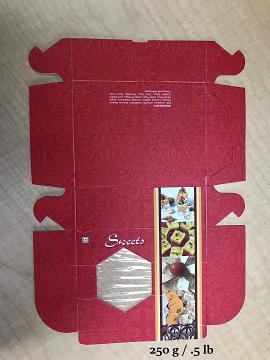 Empty Mithai Box - 250 grams Empty Mithai Box - 250 grams