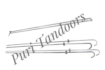 SS skewers & nan rods with stoppers SS skewers & nan rods with stoppers