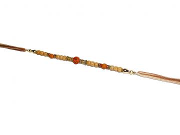 Traditional RAKHI Crafted With Rudraksha Beads