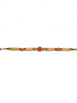 Traditional RAKHI Crafted With Rudraksha Beads
