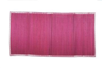 Handmade Eco-Friendly Kora Grass Decorative Floor Pai Mats - Magenta Handmade Eco-Friendly Kora Grass Decorative Floor Pai Mats - Magenta