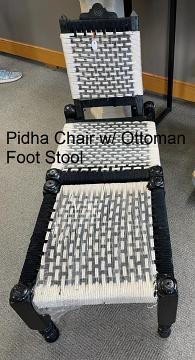 Pidha Chair with Ottoman