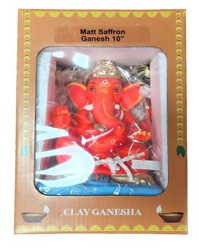Traditional Clay Ganesh Statue