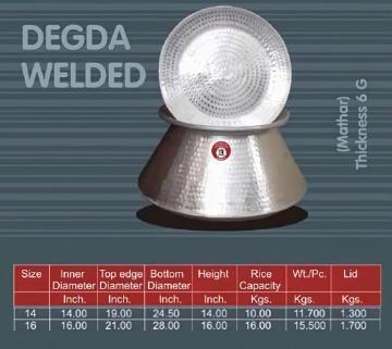 Aluminum Biryani / Curry Cooking Pot / Degh / Degchi Aluminum Biryani / Curry Cooking Pot / Degh / Degchi