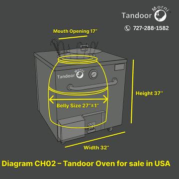 Diagram 32 inches Tandoor Oven Diagram 32 inches Tandoor Oven