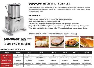 Tilting Stone Commercial Wet Grinder for South Indian Food