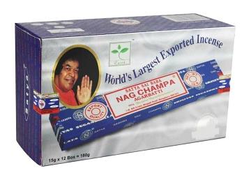 Bulk Satya Sai Nag Champa Incense Sticks 15g X 12 Packs
