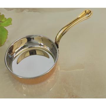 Traditional Copper Serving Fry Pan for Restaurant & Home