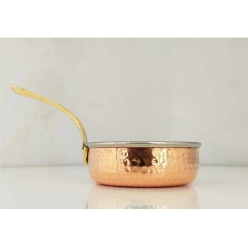 Copper Serving Fry Pan for Restaurant & Home from India