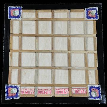 Carrom board back support panel
